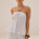 DREA HALTER RUCHED BUST TOP - DREA WHITE