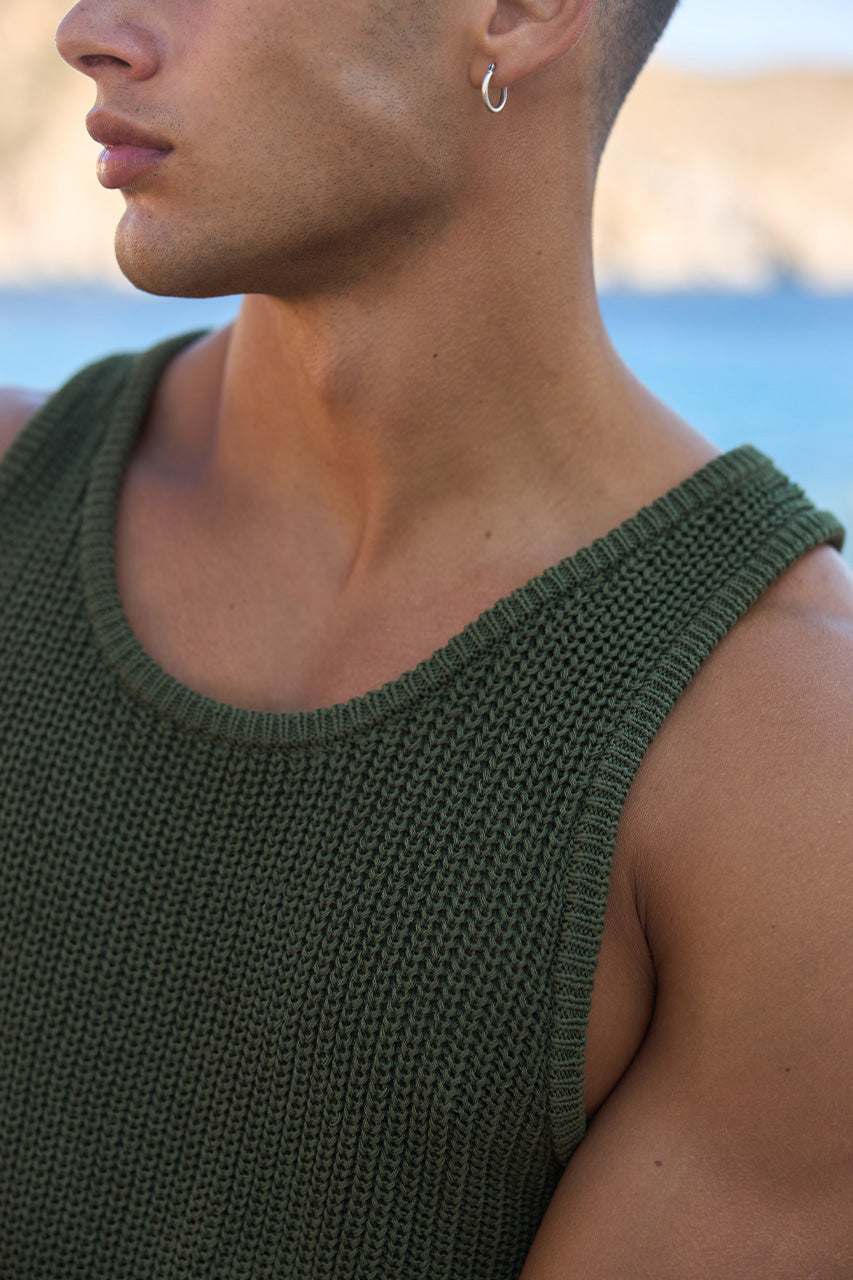 DIMITRI SINGLET - KHAKI - DimitriSinglet-KhakixOscarPant-White-2