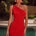 MAGGIE MINI DRESS - RED