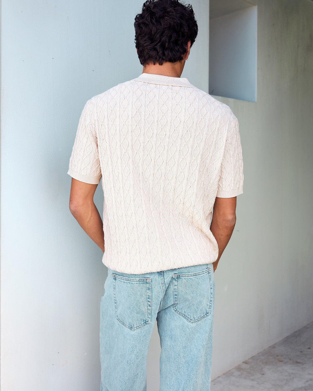 EIRIK THREE QUARTER KNIT TOP - SAND - EIRIKTHREEQUARTERKNITTOP-SAND-4