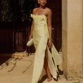 ELARA COWL MAXI DRESS - BUTTER
