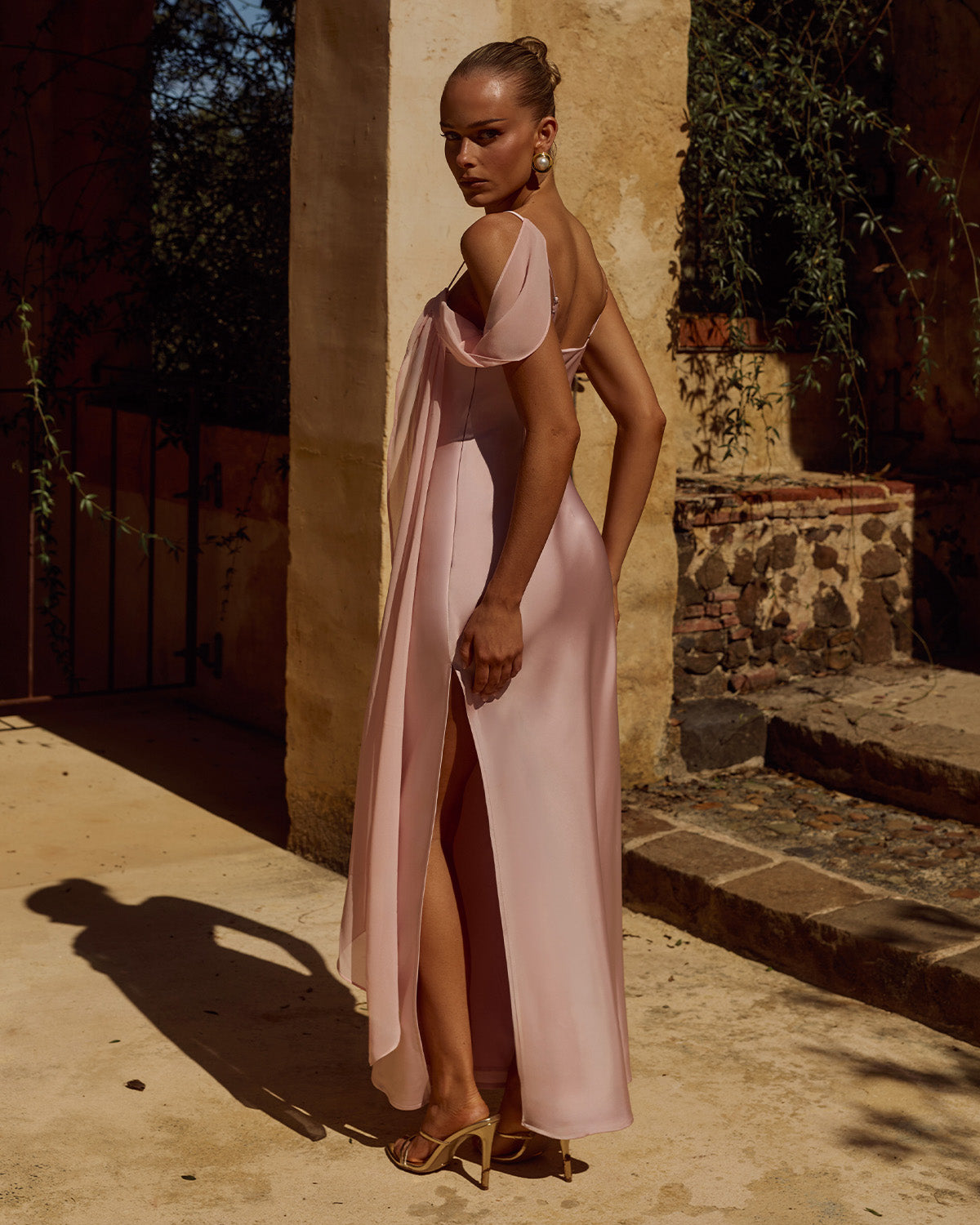 ELARA COWL MAXI DRESS - PINK - ELARACOWLMAXIDRESS-PINK-5