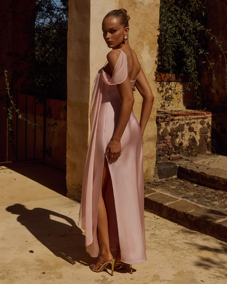 ELARA COWL MAXI DRESS - PINK - ELARACOWLMAXIDRESS-PINK-5