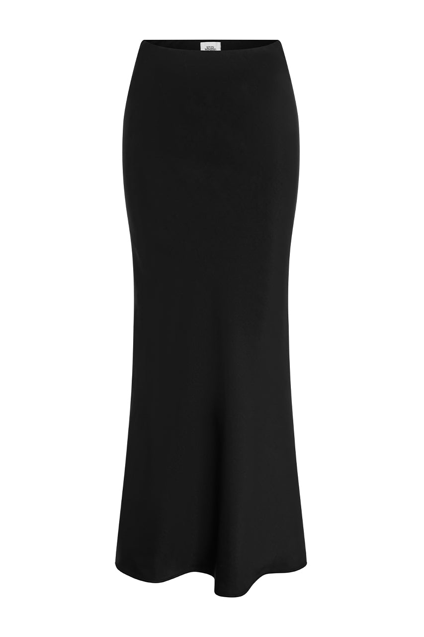 ELINDRA MAXI SKIRT - BLACK - ELINDRA-MAXI-SKIRT