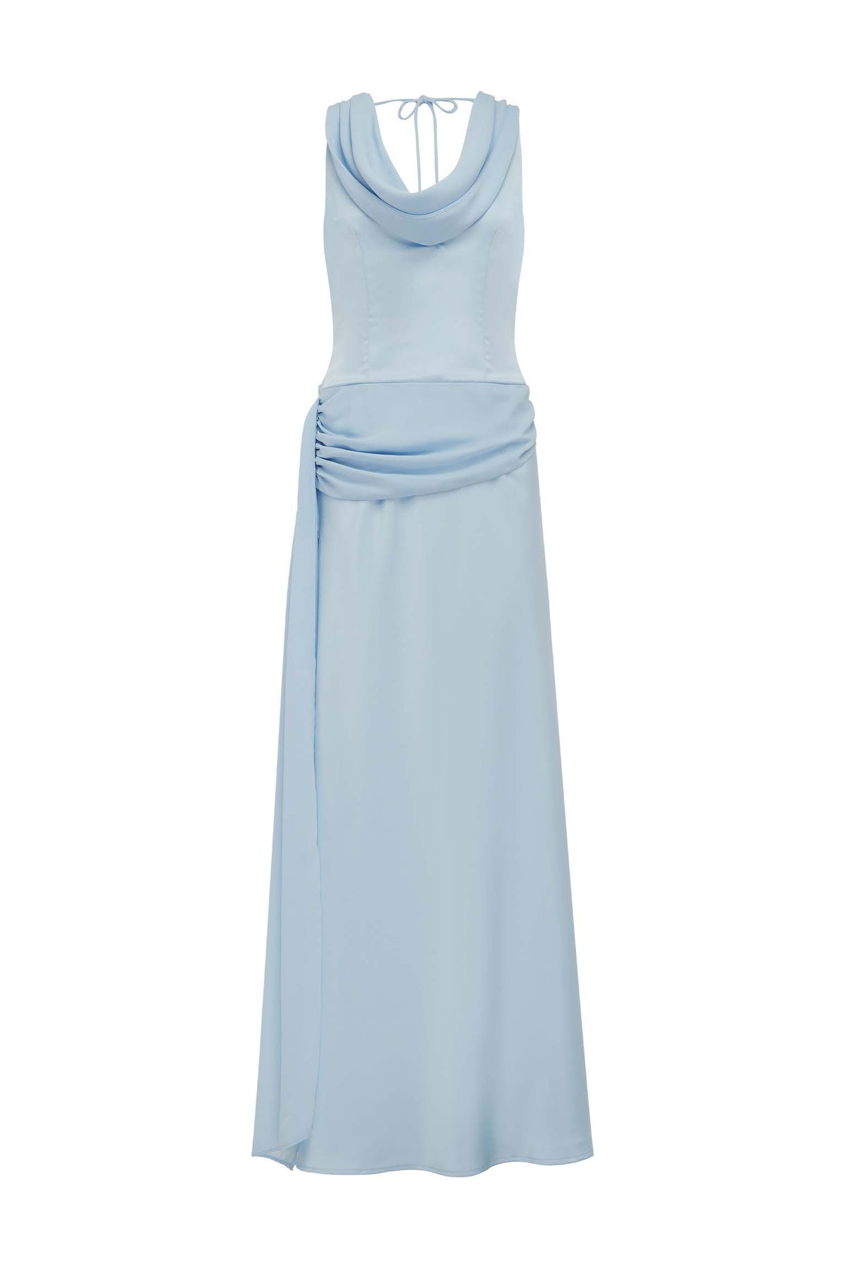 ELISANDRA COWL MAXI DRESS - SKY BLUE - ELISANDRACOWLMAXIDRESS-SKYBLUE