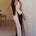 ELITA MAXI SKIRT - BLACK/LATTE