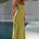 ELLERBY FRILL TRIM MAXI DRESS - OLIVE