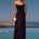 ELLERBY FRILL TRIM MAXI DRESS - BLACK