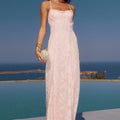 ELLERBY FRILL TRIM MAXI DRESS - MUSK