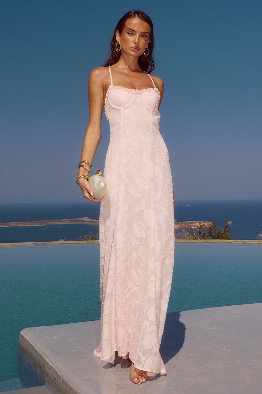 ELLERBY FRILL TRIM MAXI DRESS - MUSK XXL - ELLERBYFRILLTRIMMAXIDRESS-MUSK-3_4385f626-5208-46d3-928a-56ce13b4dcfa
