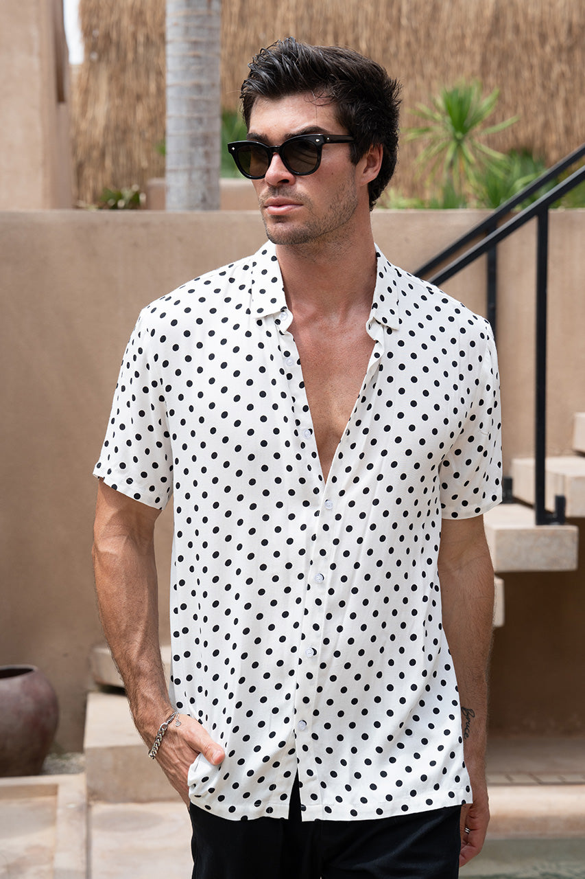 ELTON SHIRT - WHITE DOT - ELTONSHIRT-WHITE_1
