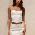 EMBERLY BUSTIER - WHITE