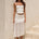 EMBERLY MIDI FLOUNCE SKIRT - WHITE