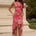 EMERY MIDI FLOUNCE SKIRT - GAIA PINK