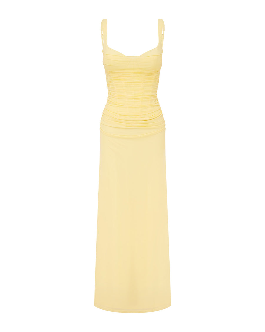 EMMELINE CORSET MAXI DRESS - BUTTER - EMMELINECORSETMAXIDRESS-BUTTER