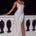 ESME HIGH SPLIT MAXI DRESS - PEARL