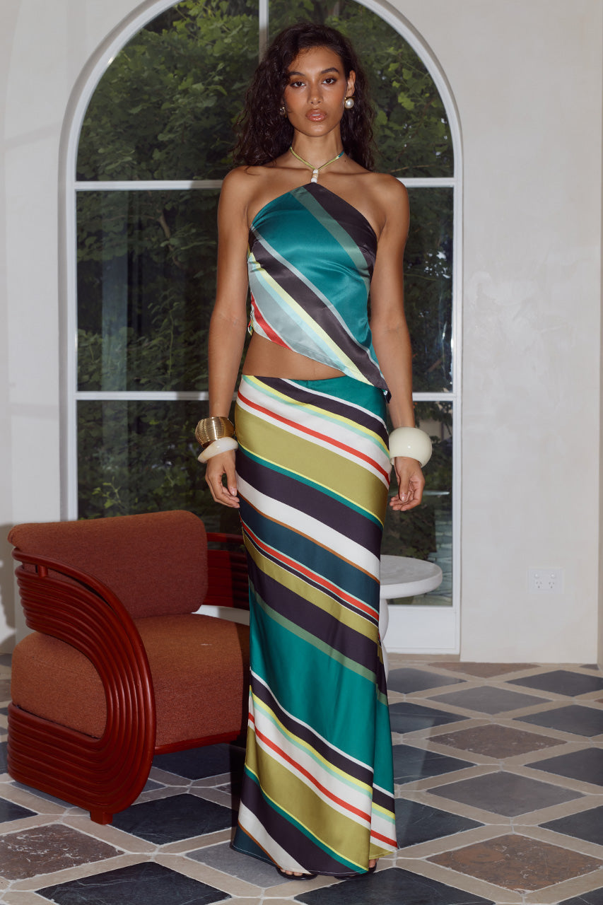 ESTELLA ASYMMETRICAL HEM HALTER TOP - ESTELLA MULTI - ESTELLAASYMMETRICALHEMHALTERTOPXVERAMAXISKIRT-ESTELLAMULTI-6