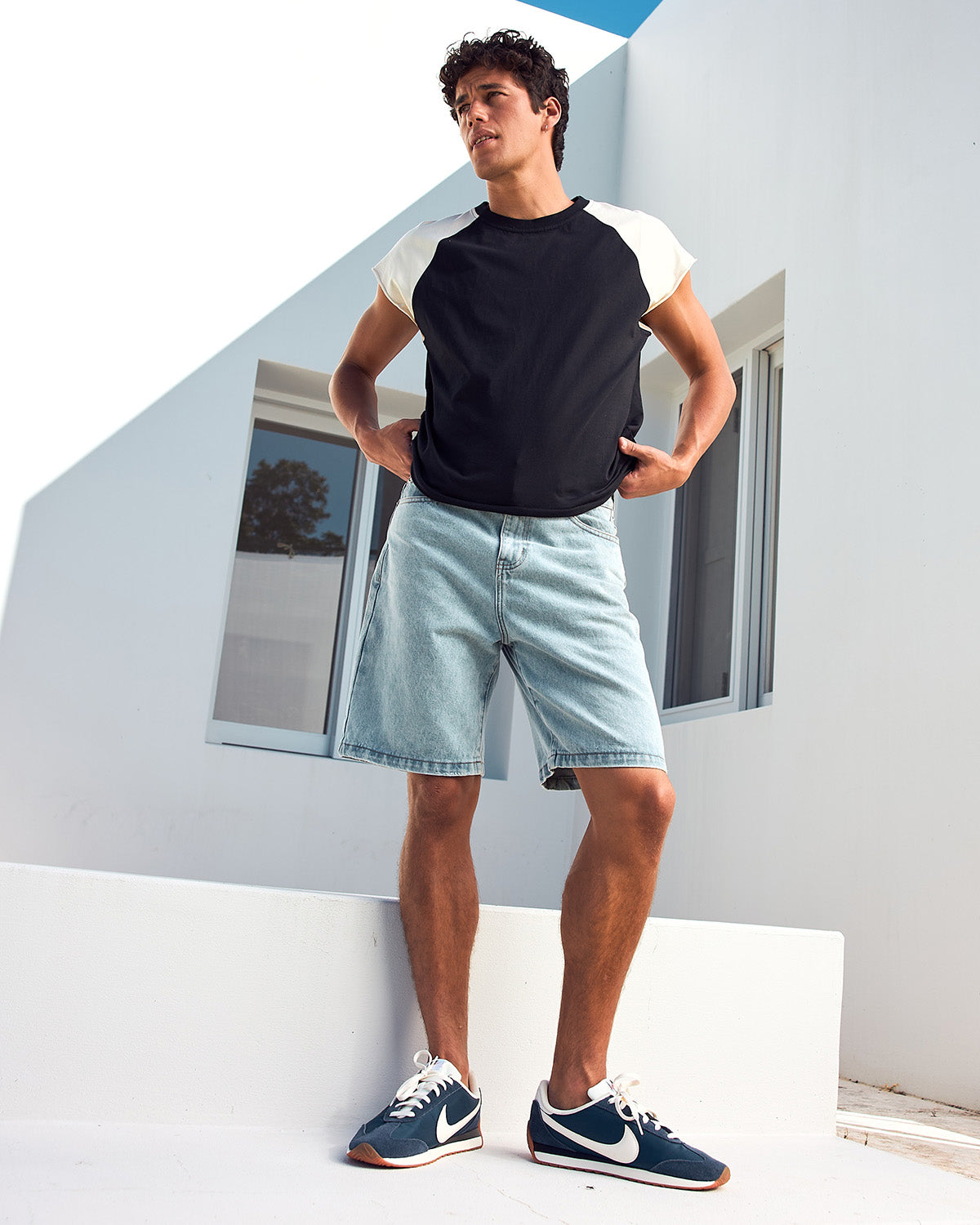 ETIENNE RAGLAN TANK - BLACK/SAND - ETIENNERAGLANTANK-BLACKSAND-1