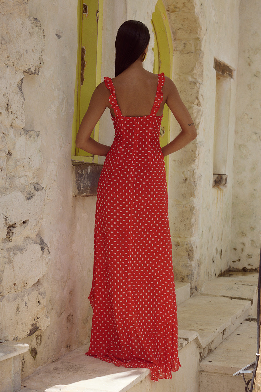 EVEY MAXI DRESS - RED