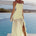 EZIYA RUCHED FRILL TRIM MAXI DRESS - LEMON