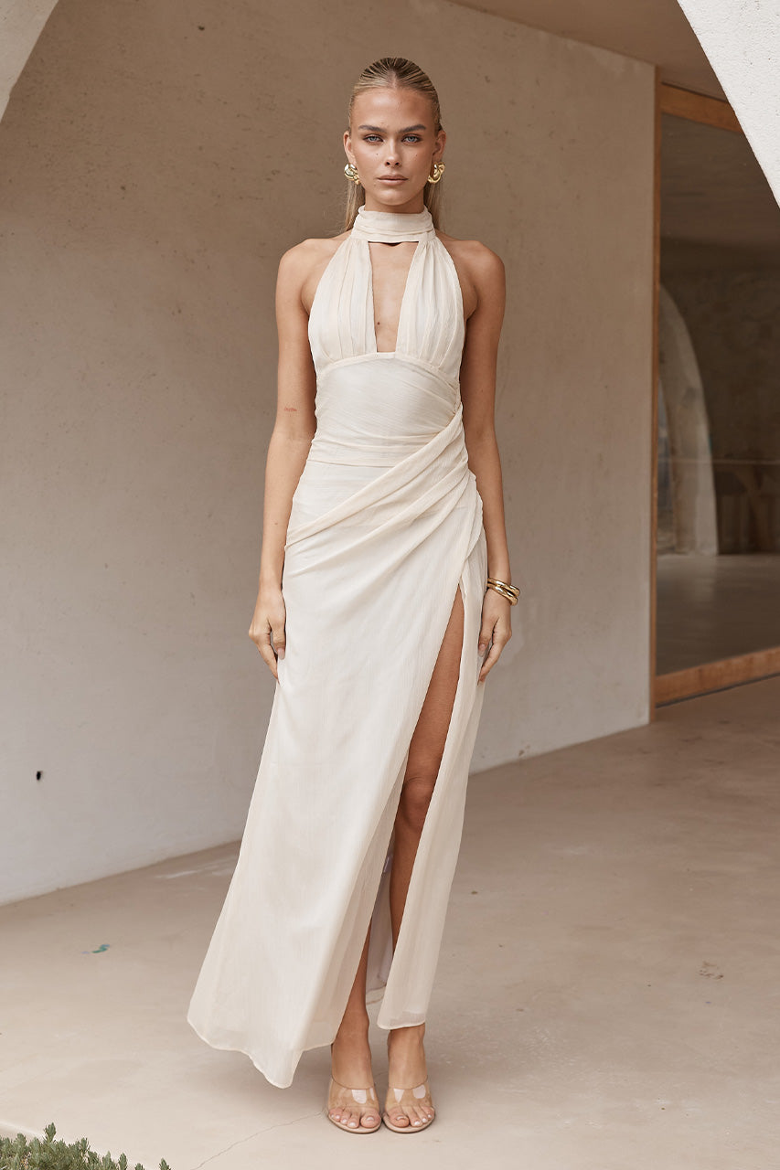 FARELLI MAXI DRESS - SHELL XXL - FARELLIMAXIDRESSSHELL