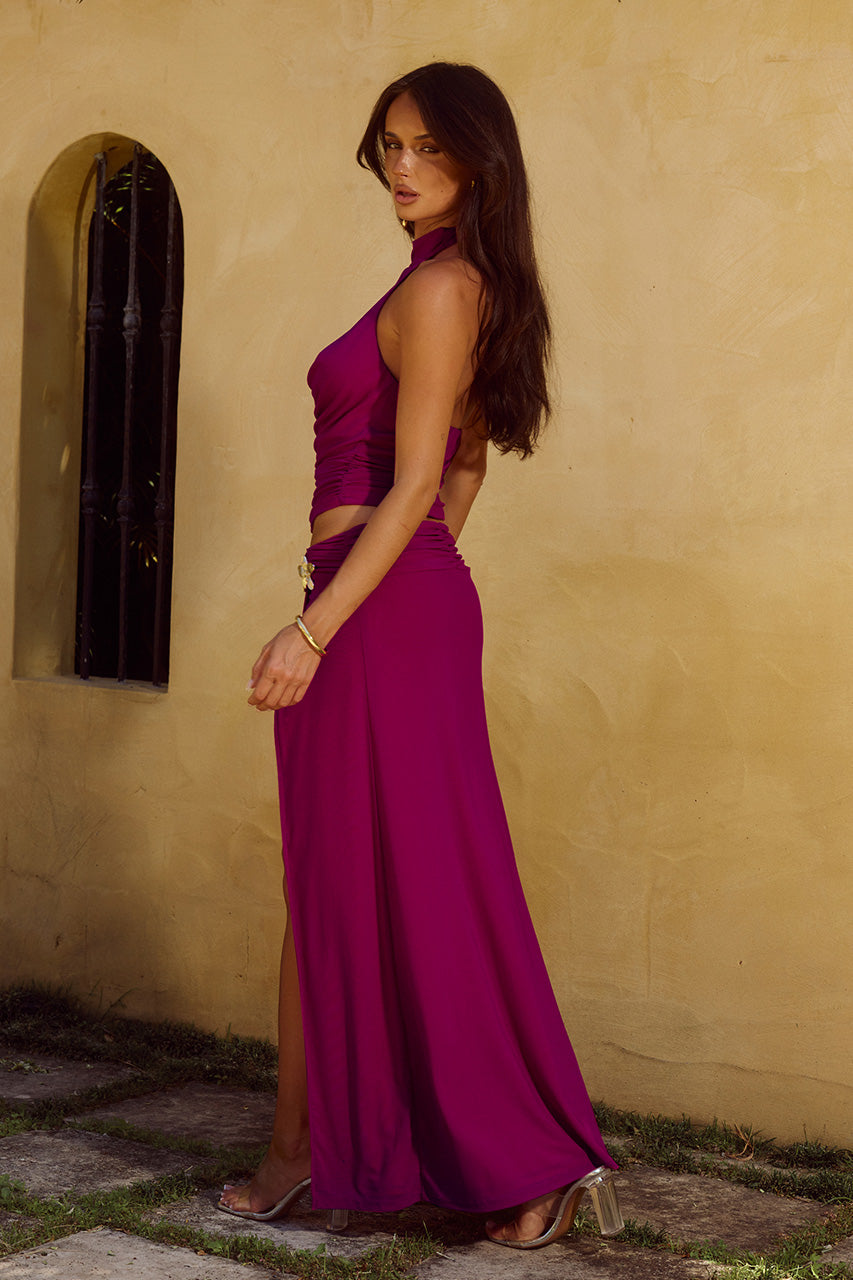 FARLEY MAXI SKIRT - MAGENTA - FARLEY-TOP-MAGENTA-x-FARLEY-MAXI-SKIRT-MAGENTA-_2
