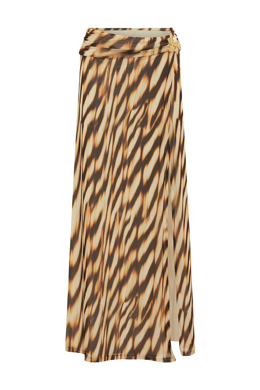 FARLEY MAXI SKIRT - ARIZONA CHOC - FARLEYMAXISKIRTARIZONACHOC