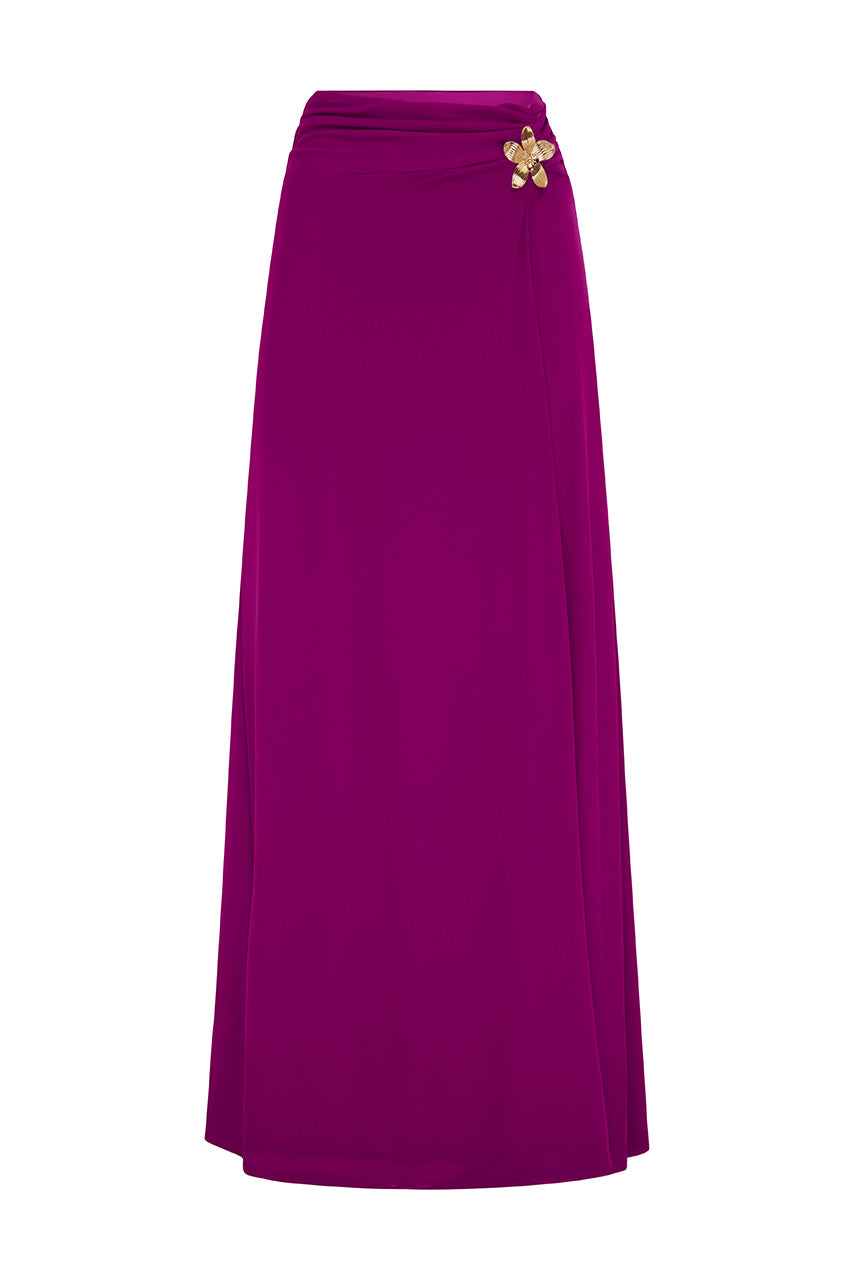 FARLEY MAXI SKIRT - MAGENTA - FARLEYMAXISKIRT_1