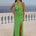 FARLEY MAXI SKIRT - APPLE