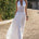 FERNANDA PLUNGE HALTER MAXI DRESS - WHITE