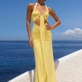 FLORA MAXI DRESS - BUTTER