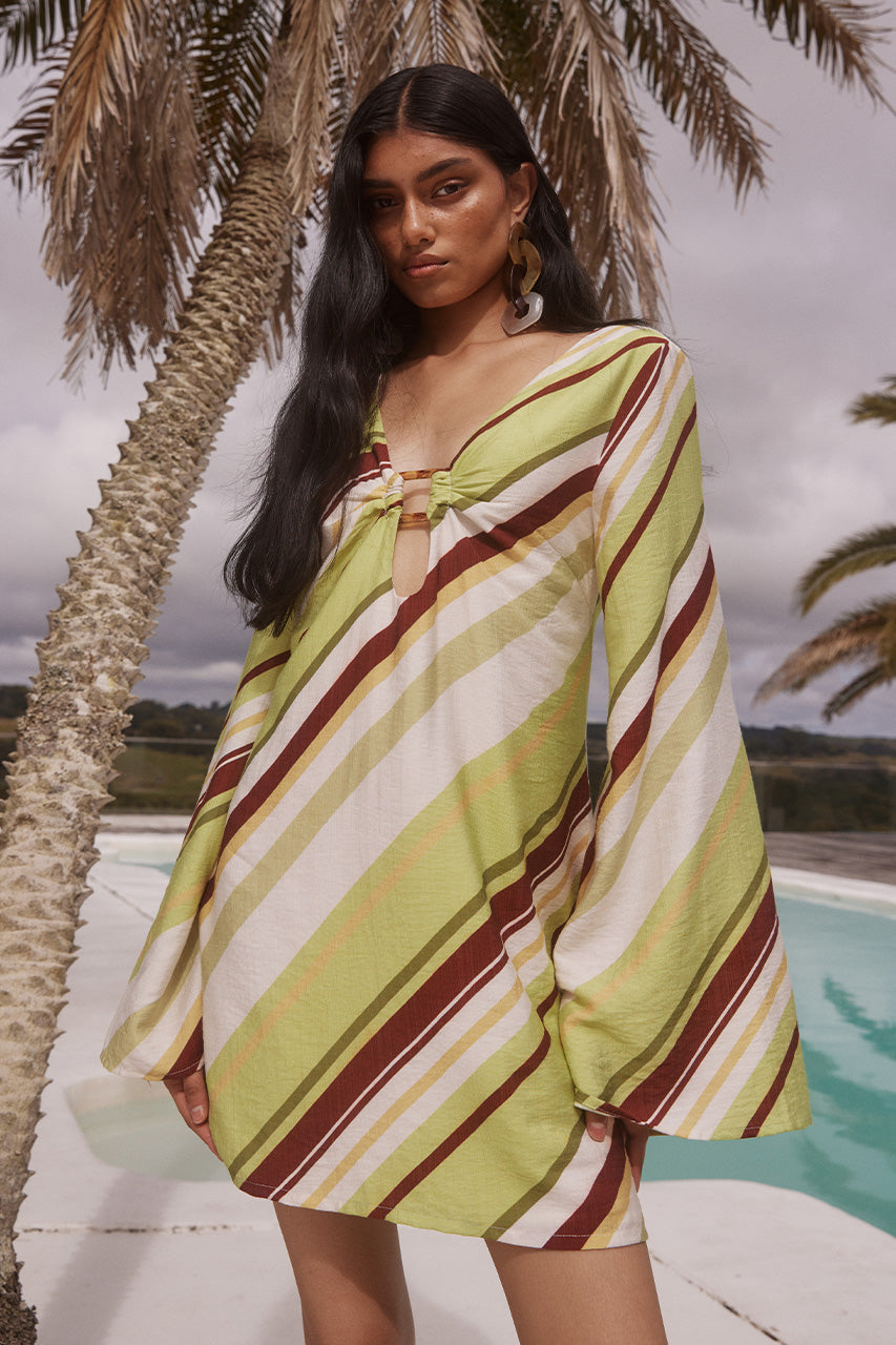 FLORENCE MINI DRESS - FLORENCE STRIPE - FLORENCEMINIDRESS-FLORENCESTRIPE_1
