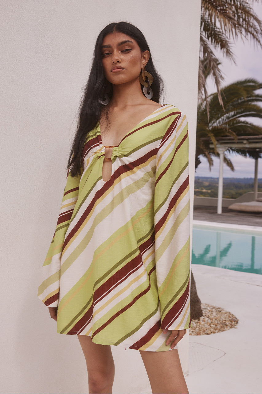 FLORENCE MINI DRESS - FLORENCE STRIPE XXL - FLORENCEMINIDRESS-FLORENCESTRIPE_6