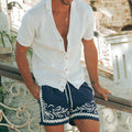 FLORIAN SHORT - BLUE/WHITE