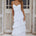 FLORRIE V-NECK TIERED MAXI DRESS - WHITE
