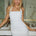 FRANCA HALTER MINI DRESS - WHITE