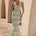 ANDREA MAXI DRESS - GREEN MULTI