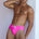FRANCO PRINTED RACER SWIM BRIEF - HOT PINK