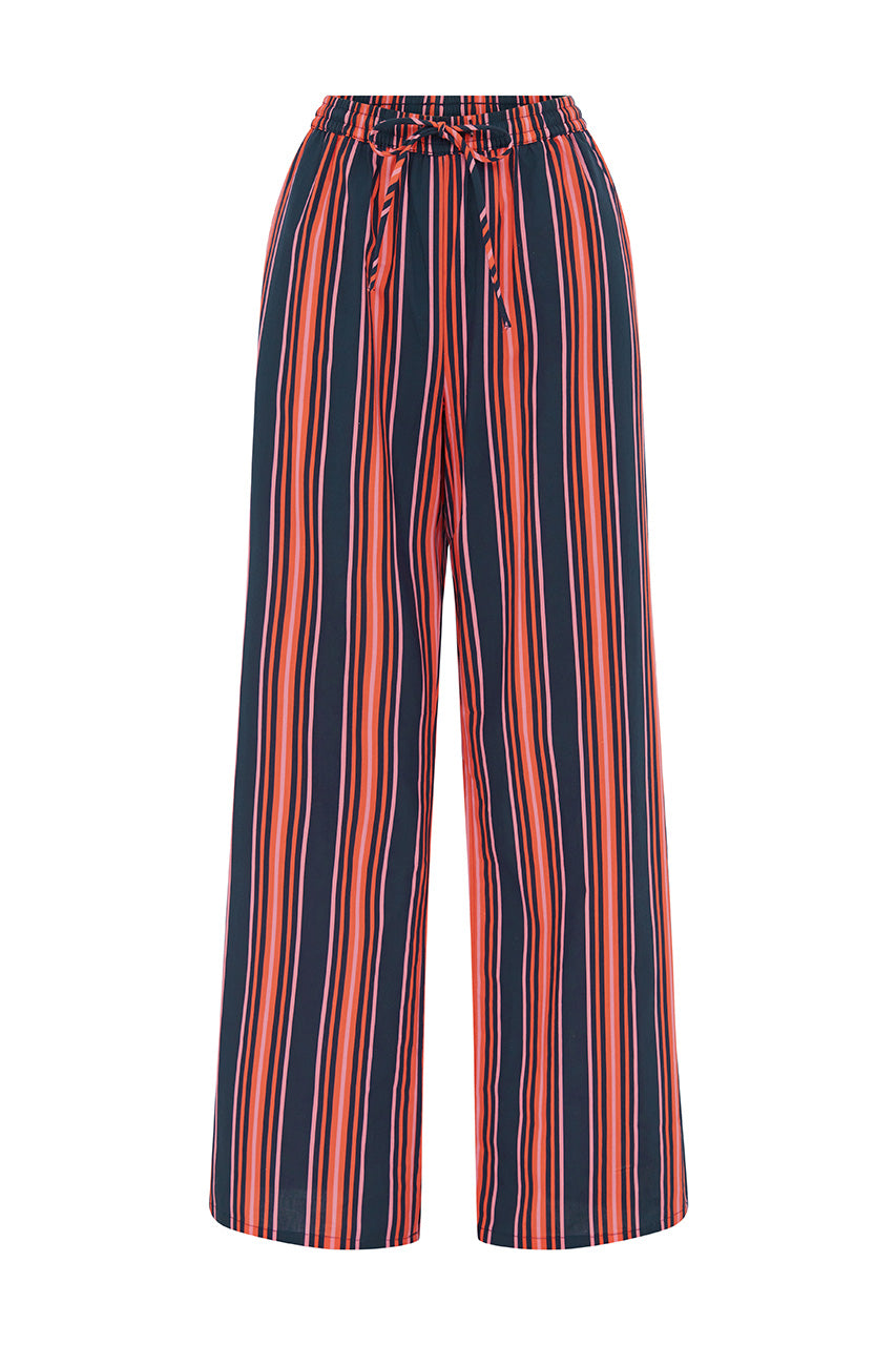 GABBIE PANT - ORANGE/NAVY - GABBIEPANT