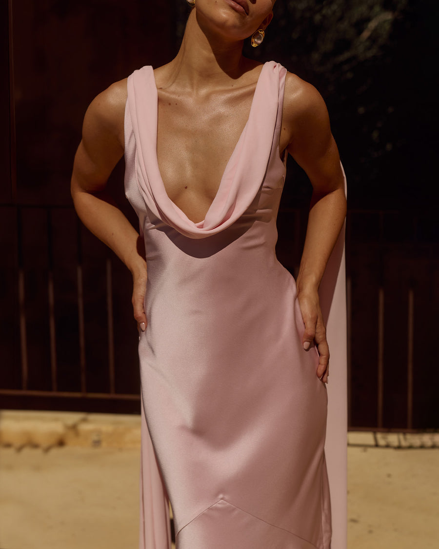 GABRIELLA COWL MAXI DRESS - PINK - GABRIELLACOWLMAXIDRESS-PINK-1