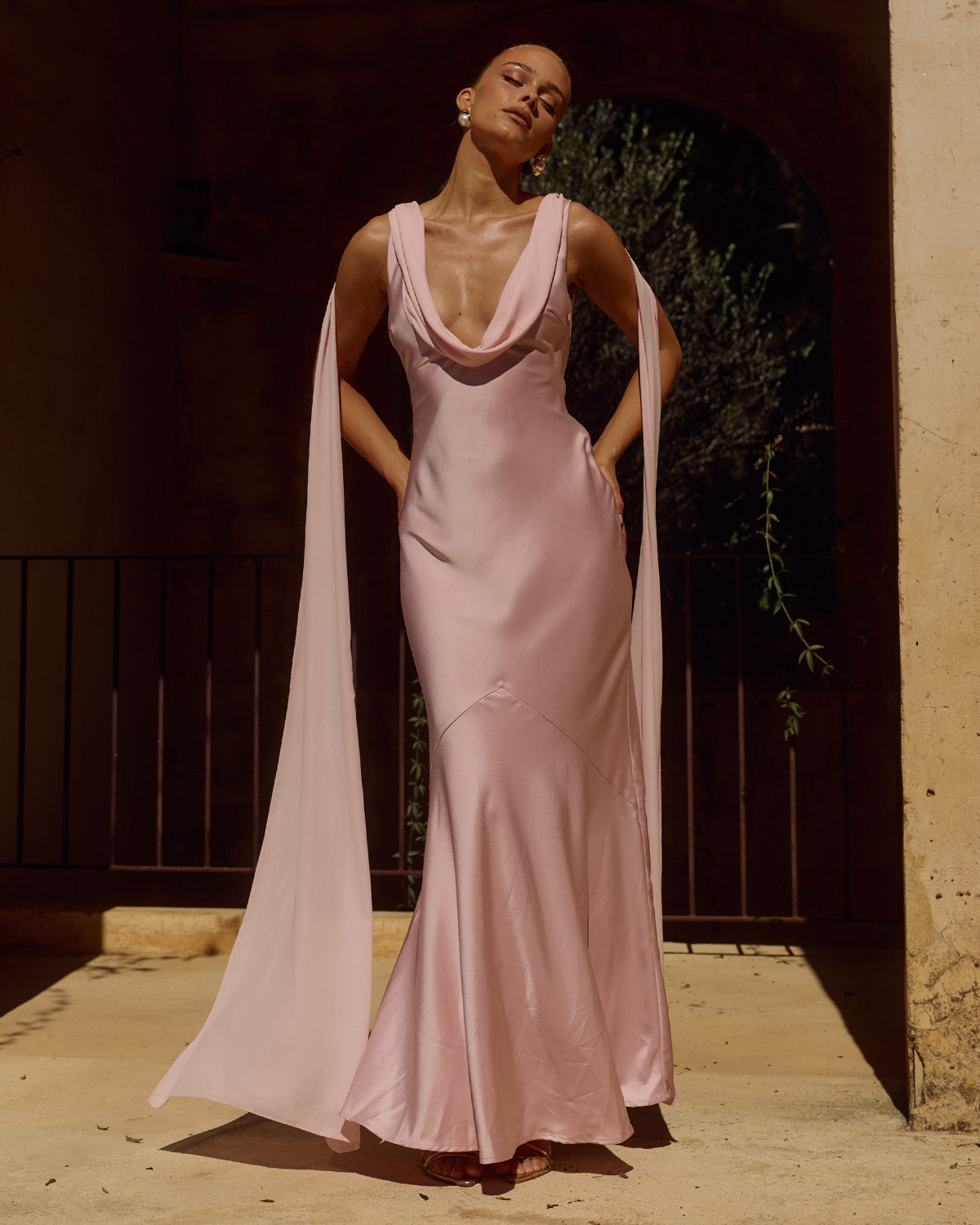 GABRIELLA COWL MAXI DRESS - PINK XXL - GABRIELLACOWLMAXIDRESS-PINK-2_90fb07eb-3921-4676-805f-acc320b6b73b