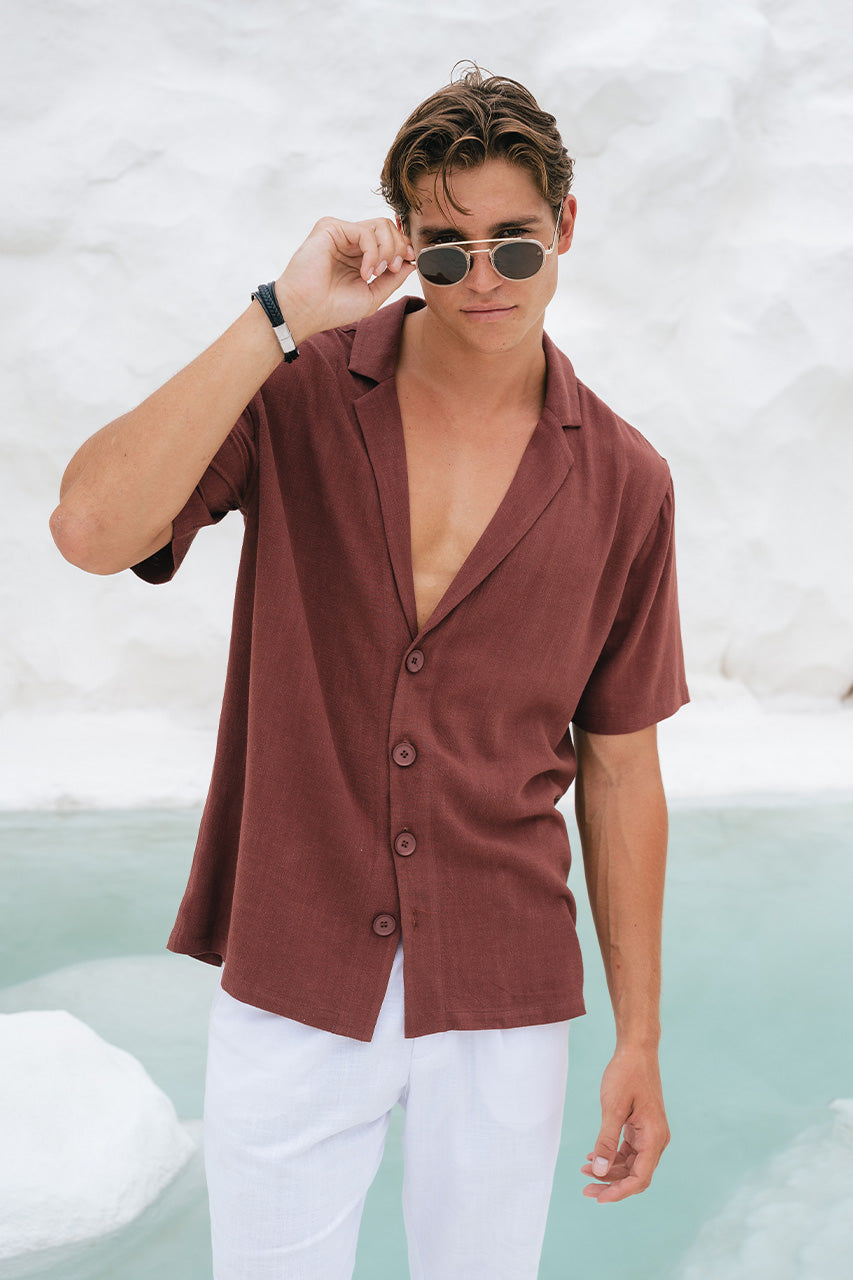 GALLANI SHIRT - CHOCOLATE - GALLANISHIRTCHOCOLATE_1