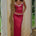 GEORGINA LOW WAIST MAXI SKIRT - CHERRY/WHITE POLKA