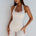GRACIA HALTER TANK TOP - BISCUIT