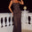HAILEE LACE CORSET MAXI DRESS - BLACK