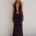 HALSTON MAXI DRESS - BLACK