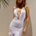 HALSTON MINI DRESS - WHITE