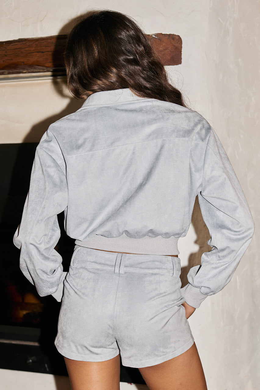 HARPA SUEDE BOMBER JACKET - BABY BLUE - HARPASUEDEBOMBERJACKETxHARPASUEDETAILOREDHOTSHORTS-BABYBLUE-15