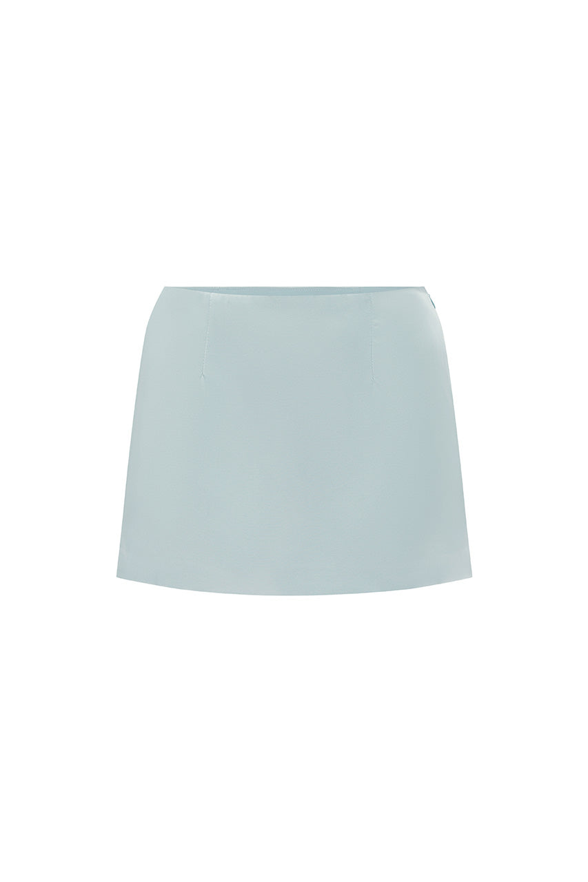 HARTLEY LOW RISE MINI SKIRT - MIST - HARTLEYLOWRISEMINISKIRT-MIST