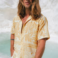 HAVANNA SHIRT - TAN/WHITE